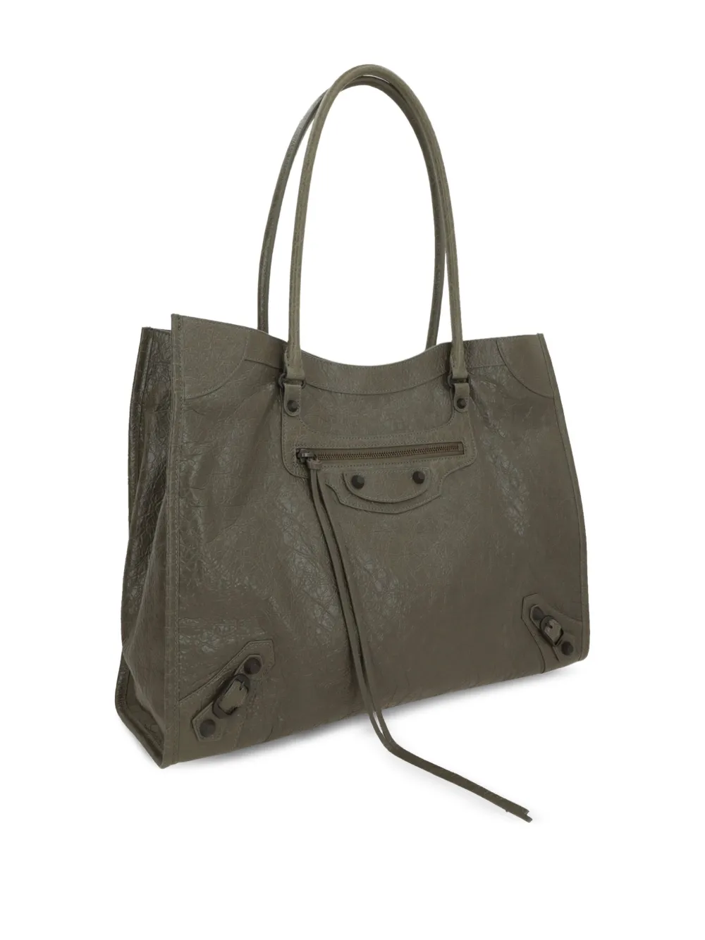 Balenciaga Le Pliage City medium shopper Groen