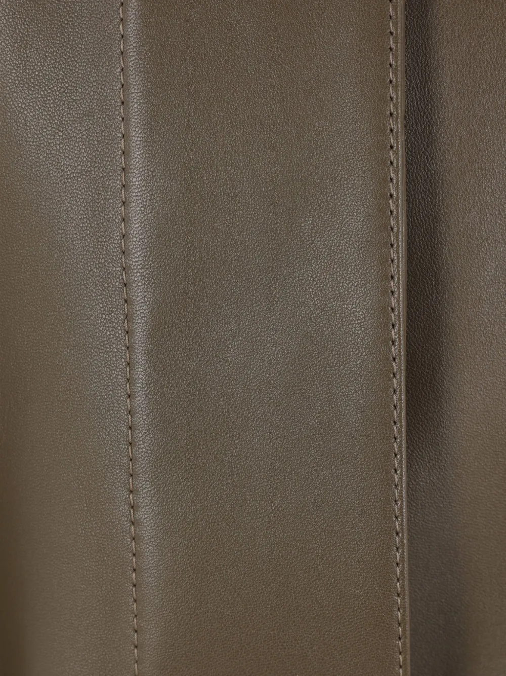 LOEWE belted leather jacket Groen