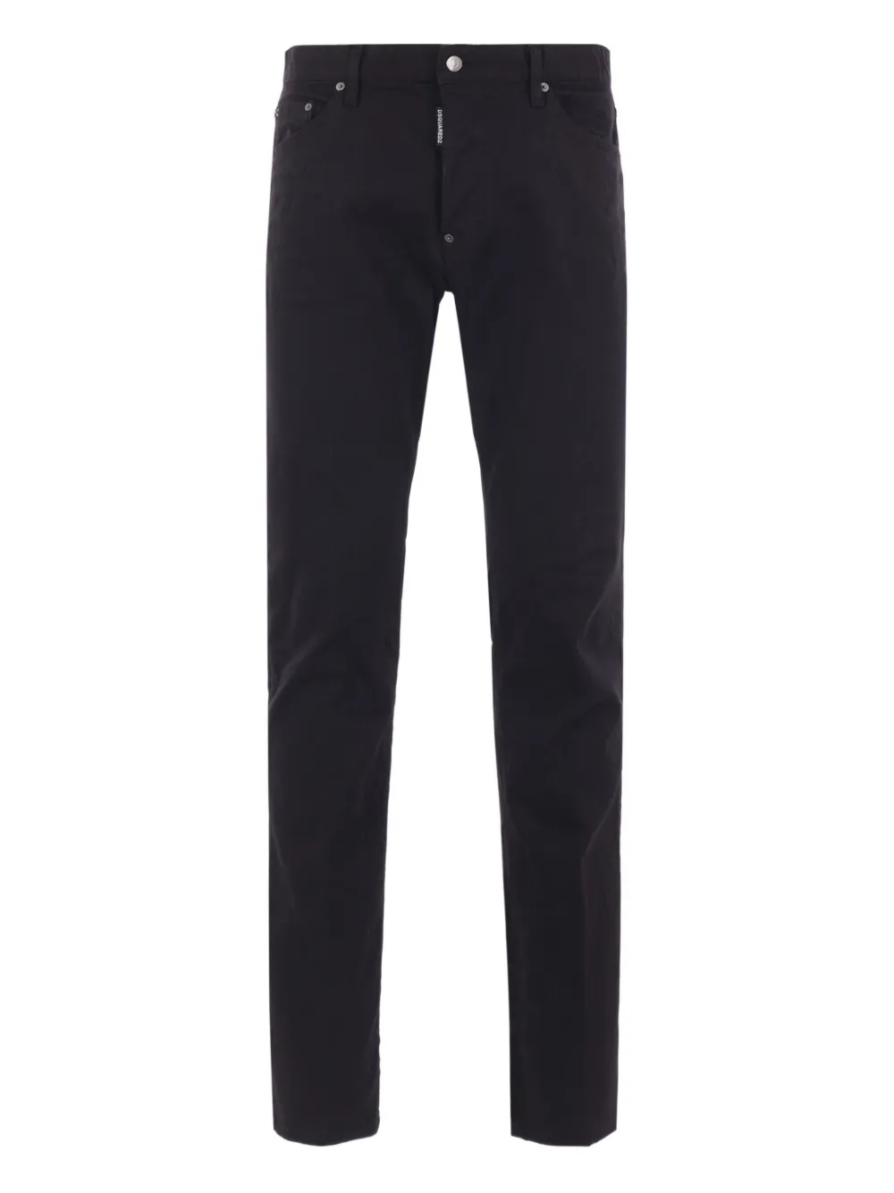 DSQUARED2 logo-plaque jeans Zwart