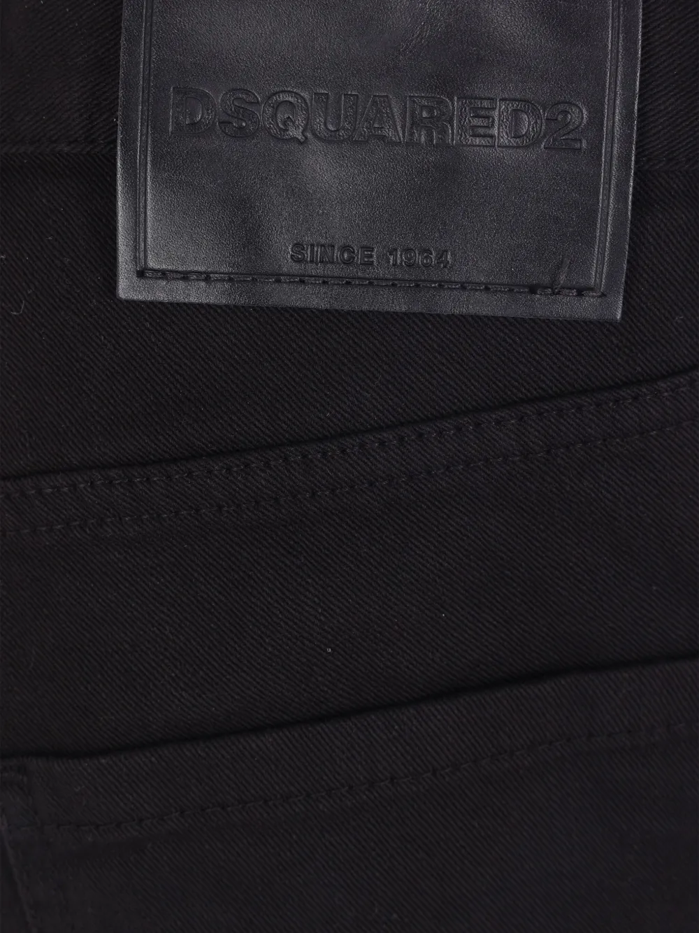 DSQUARED2 logo-plaque jeans Zwart