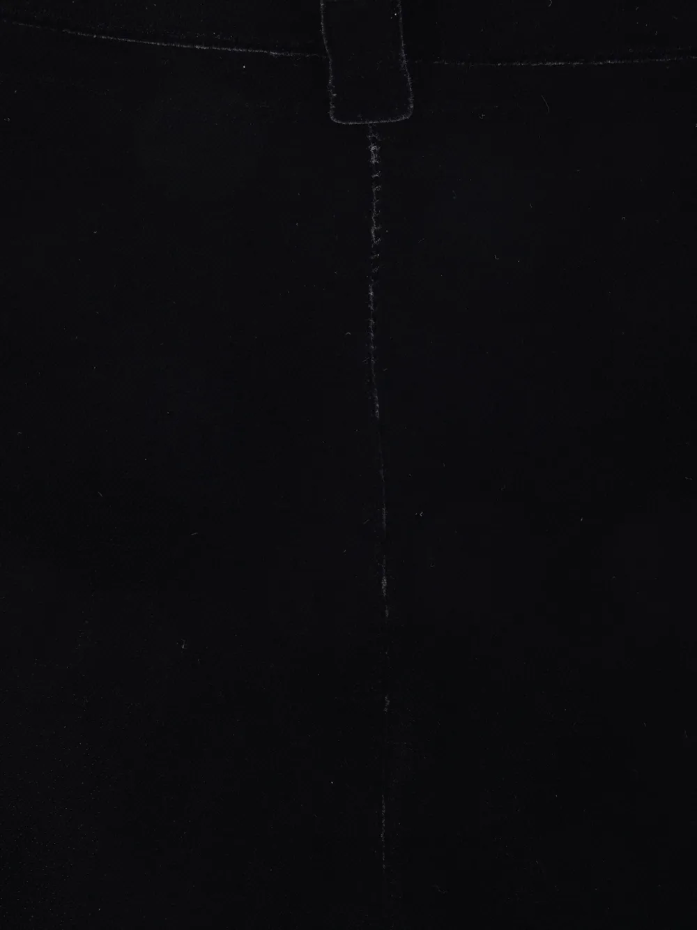 Giorgio Armani Fluwelen straight broek Zwart