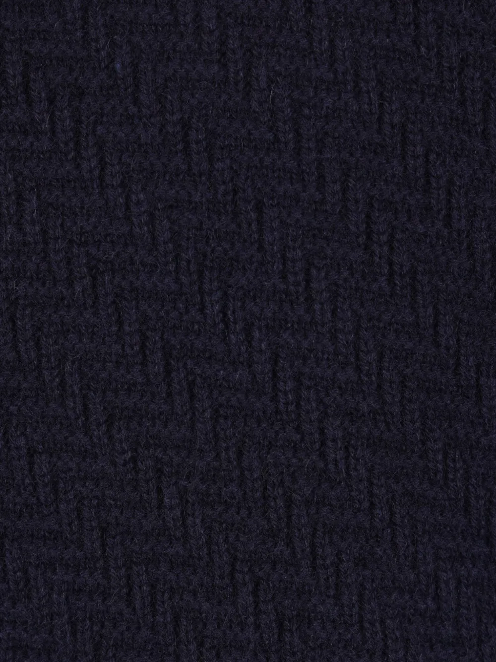 Giorgio Armani Kasjmier trui met hoge hals en textuur Blauw