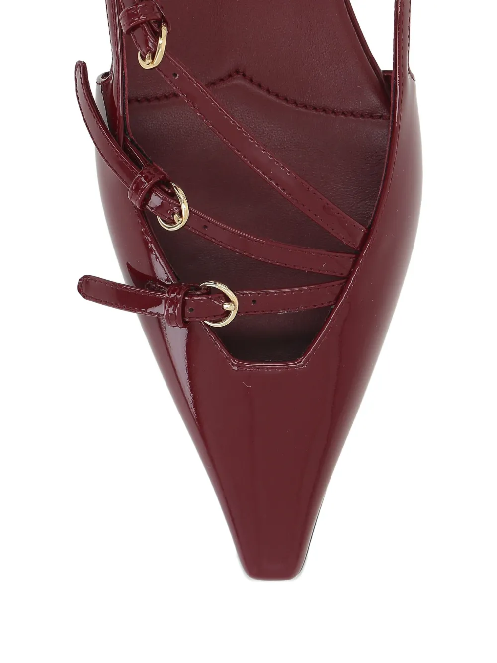 Miu Slingback pumps Rood