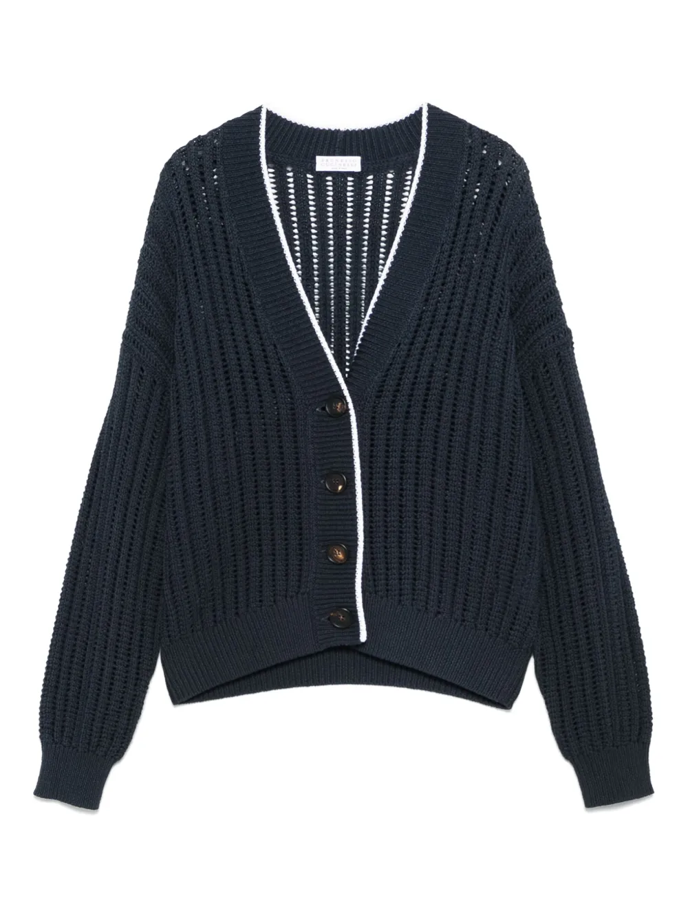 Brunello Cucinelli Button-up vest Blauw