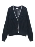 Brunello Cucinelli button-up cardigan - Blue