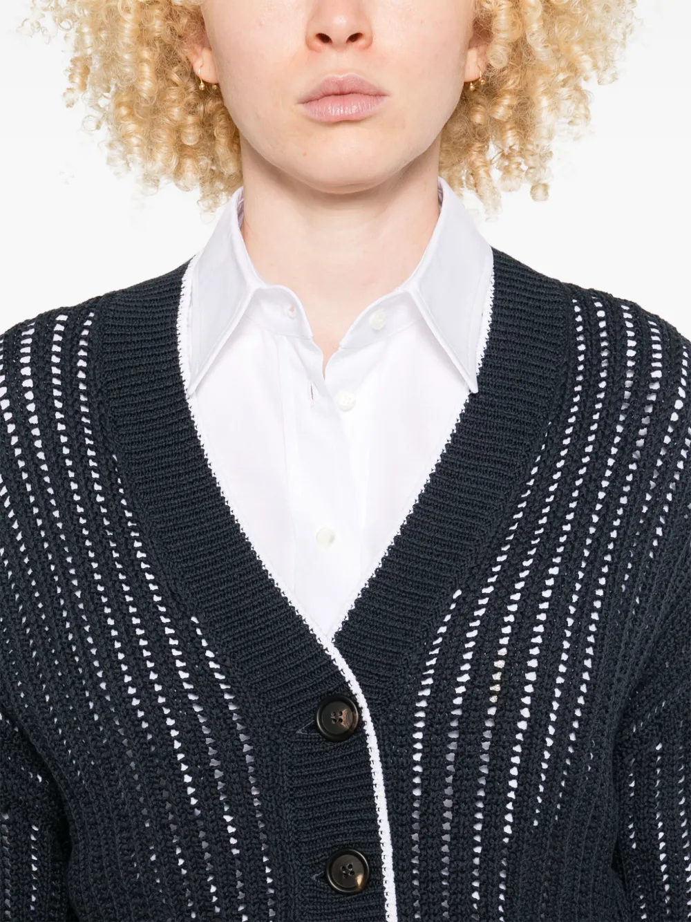 Brunello Cucinelli Button-up vest Blauw