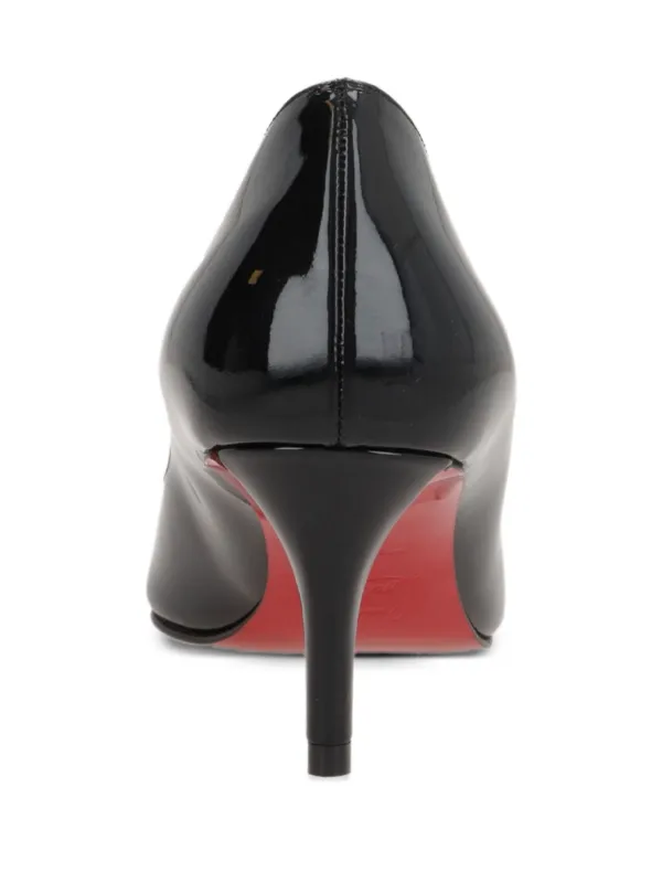 Christian Louboutin Miss Z 60MM Leather pointed-toe Pumps | Black