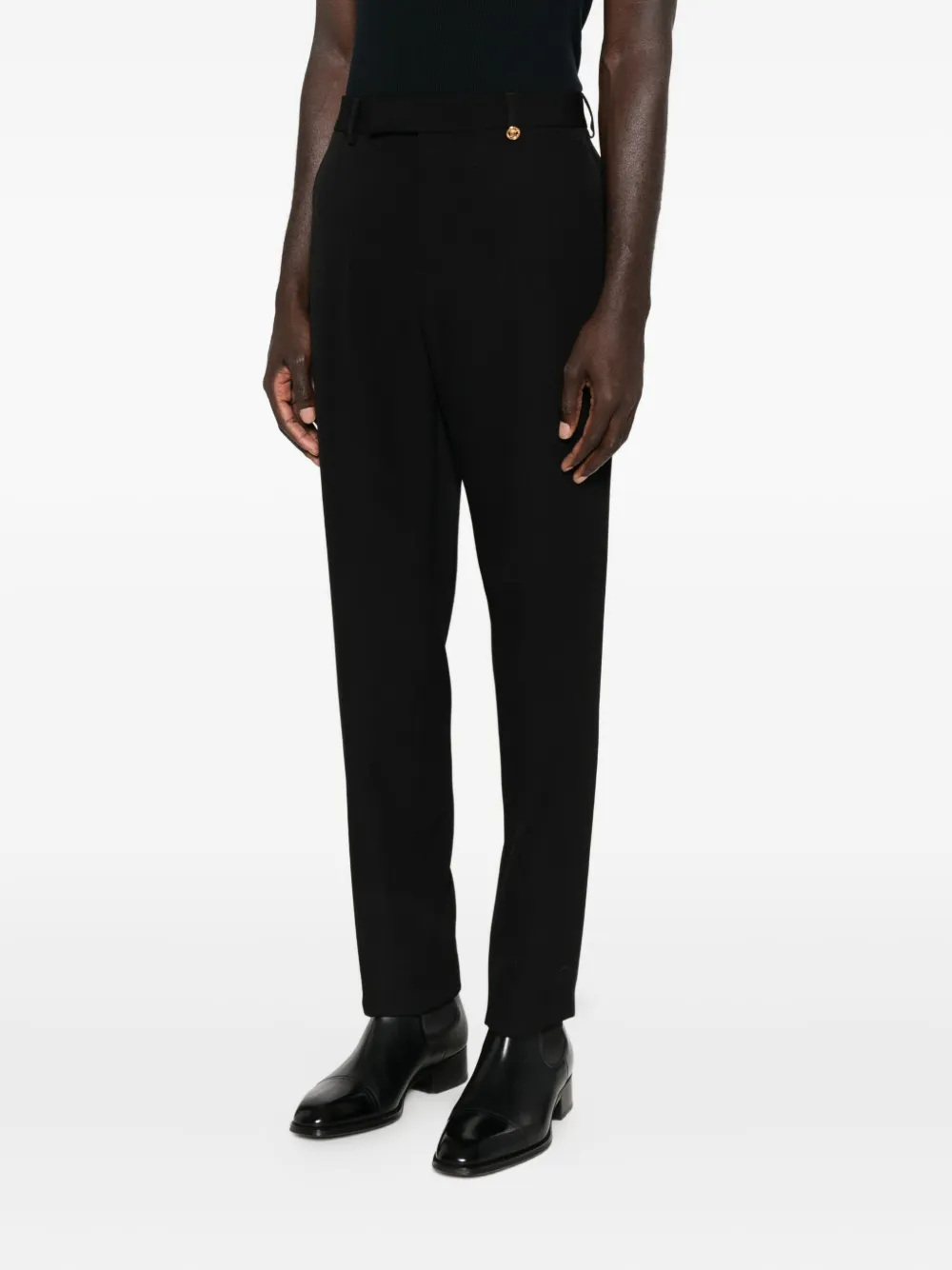 Versace Wollen broek Zwart