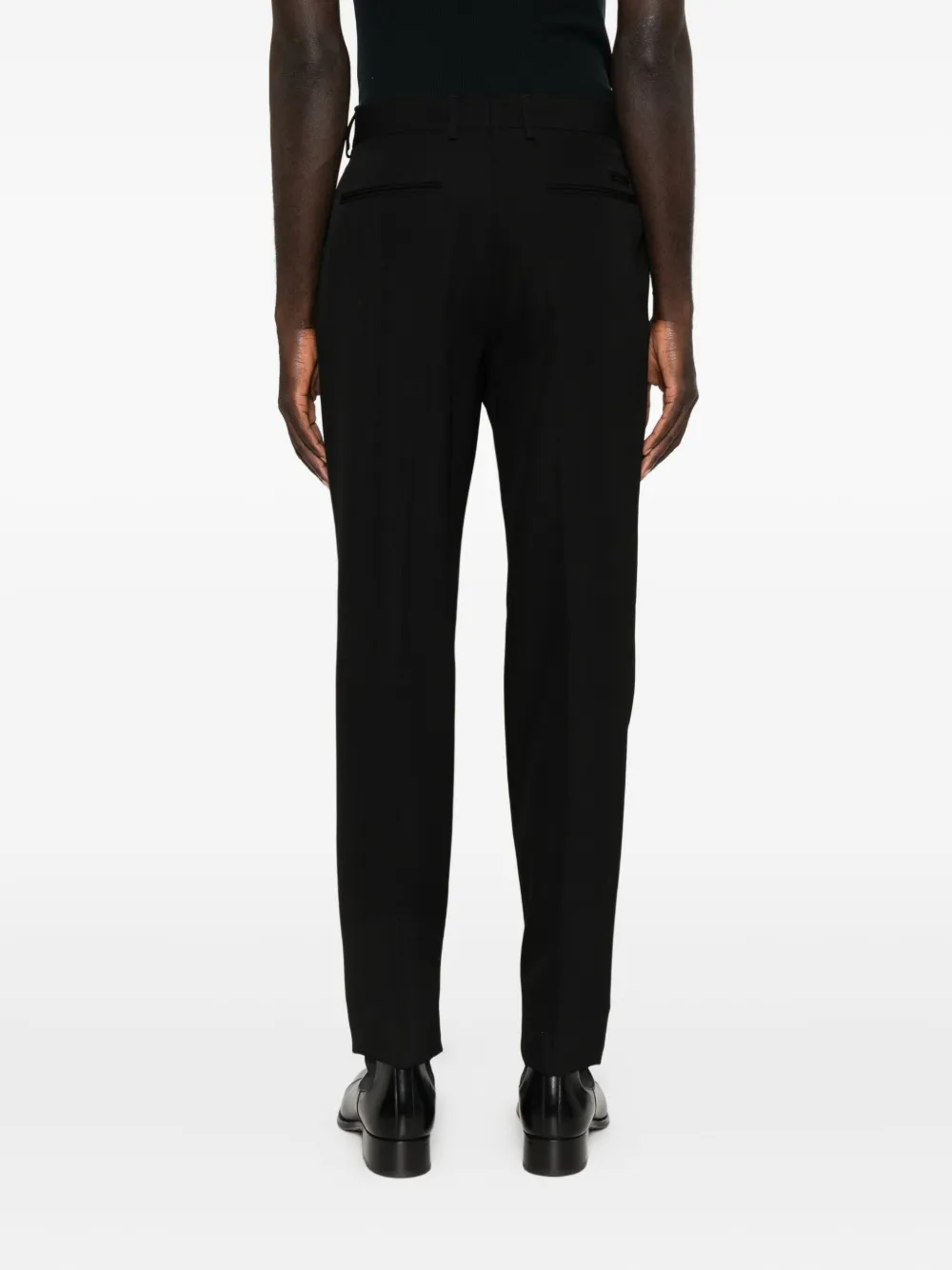 Versace Wollen broek Zwart