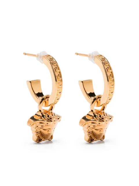 Versace medusa-head hoop earrings