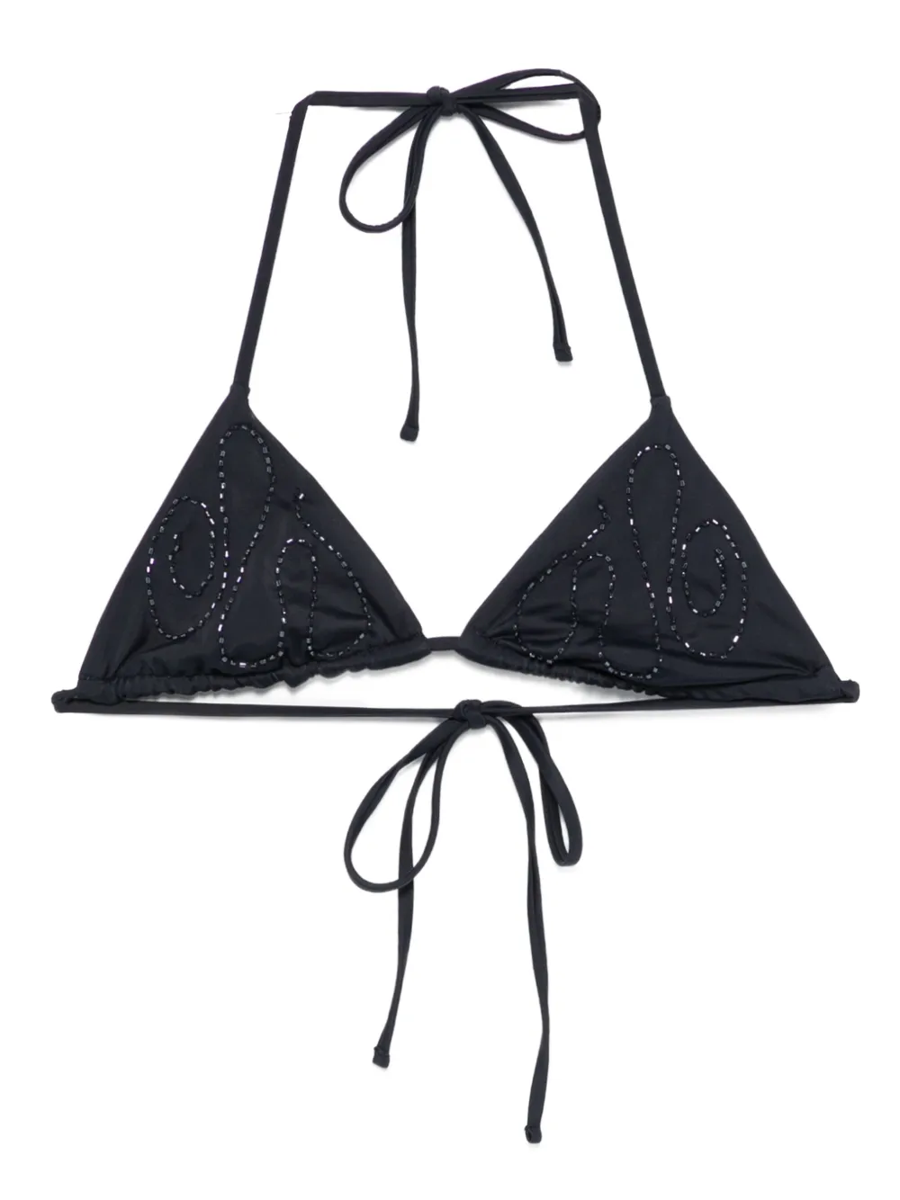 embellished bikini top