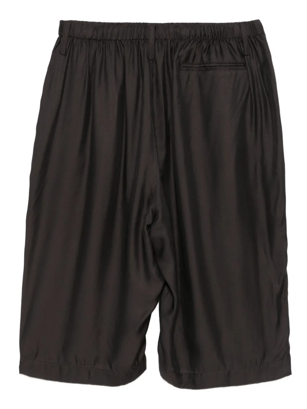 Frenken elasticated-waistband pleated shorts | Knee-Length Shorts | Image 2