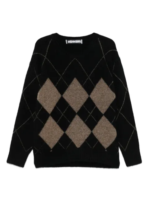 Frenken argyle-pattern jumper