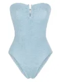 PARAMIDONNA Frida textured swimsuit - Blue