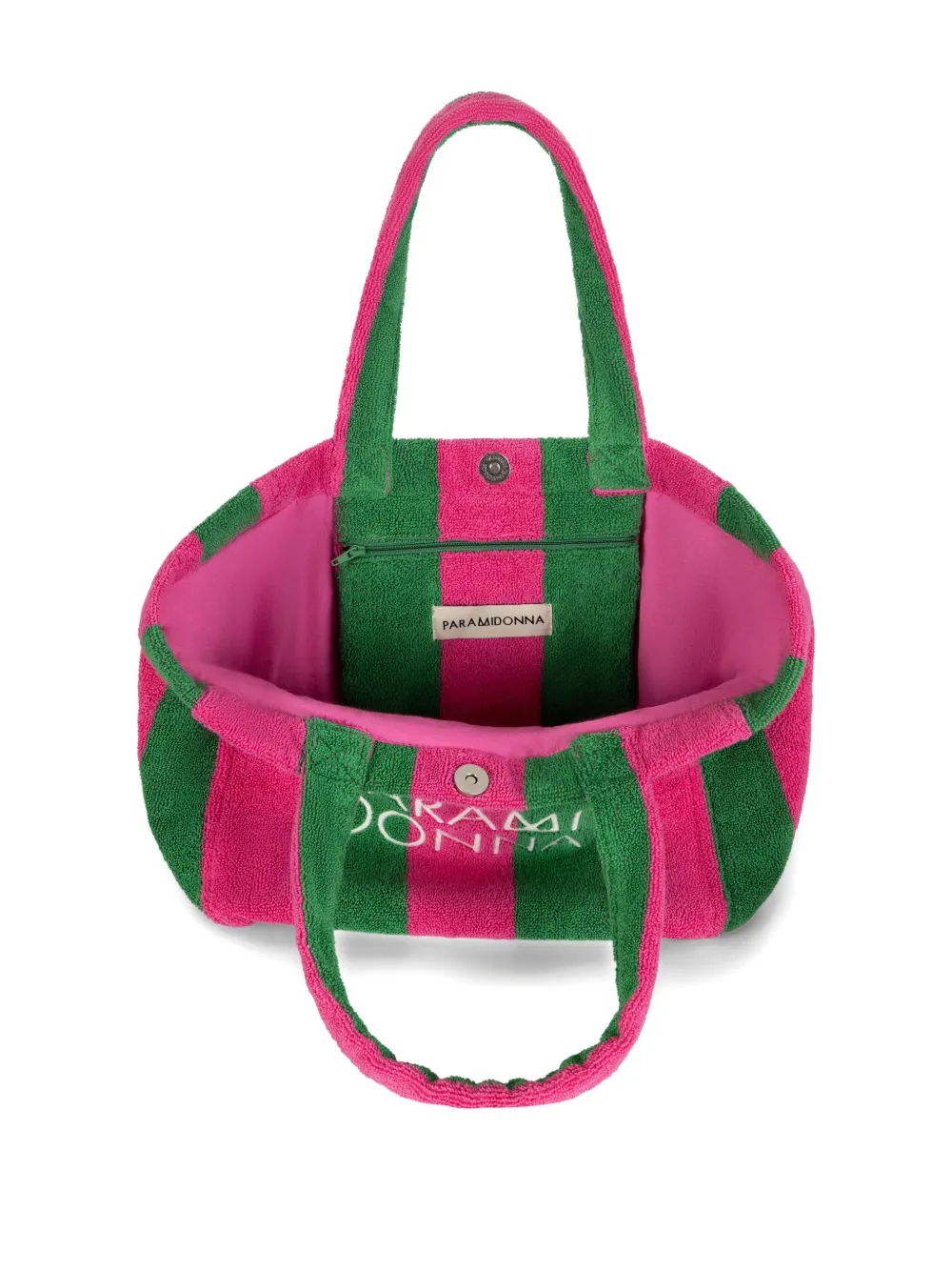 PARAMIDONNA Kids Gestreepte shopper - Roze