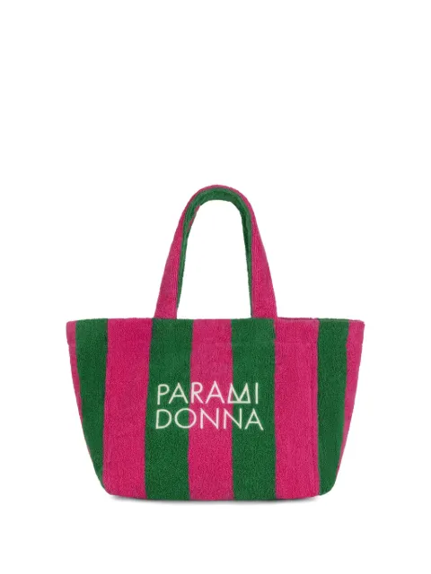 PARAMIDONNA Kids striped tote bag