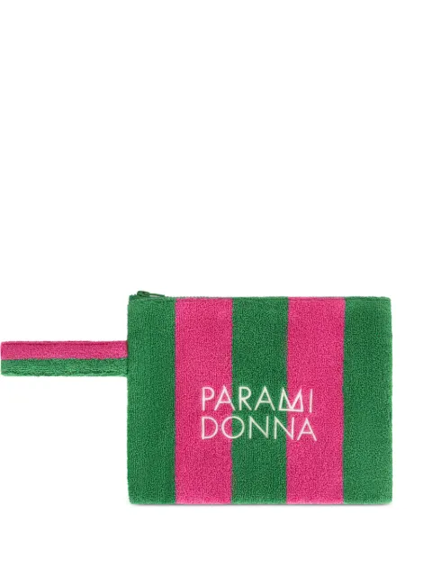 PARAMIDONNA striped clutch bag 