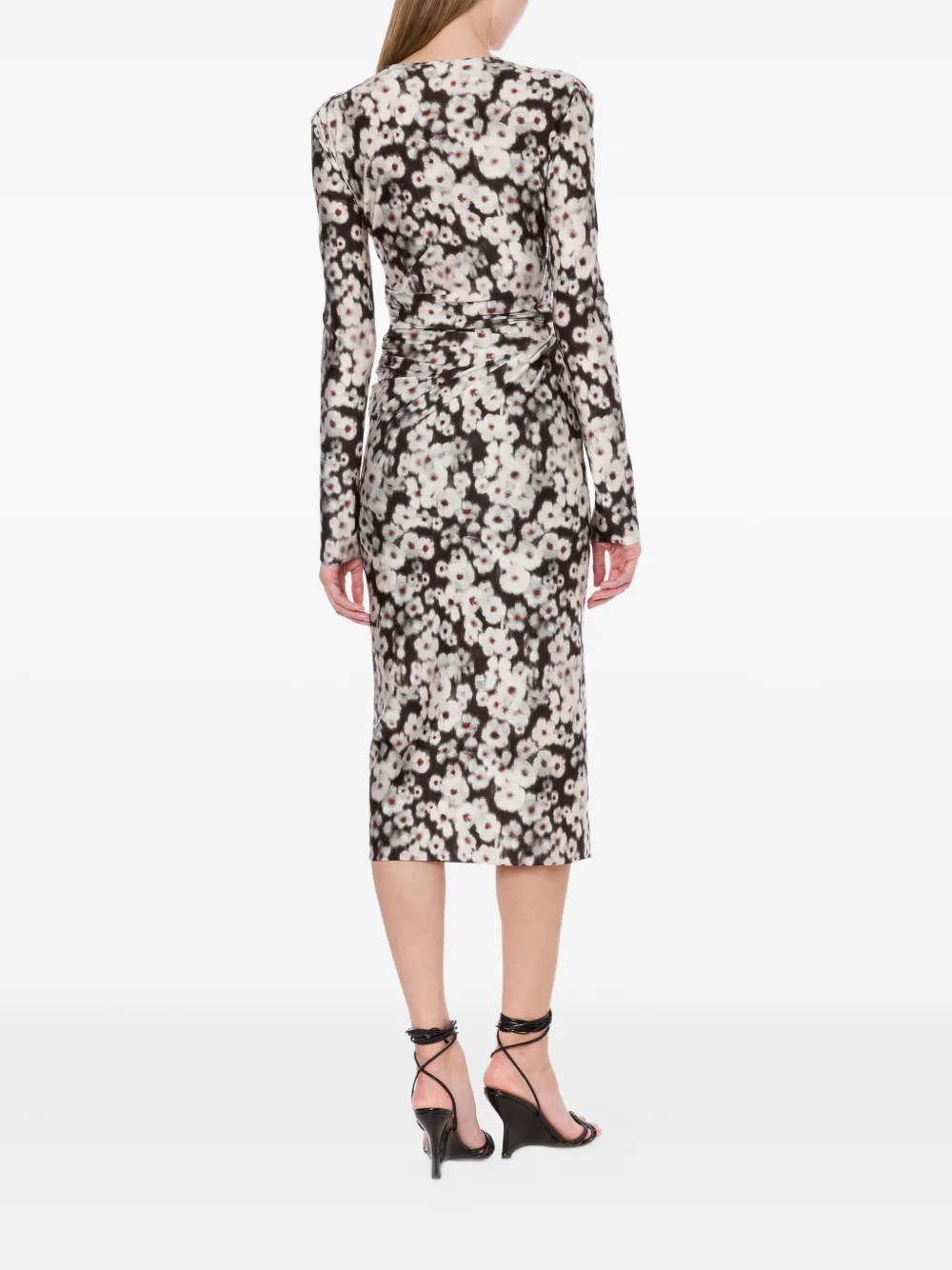 Philosophy Di Lorenzo Serafini floral-print dress Beige