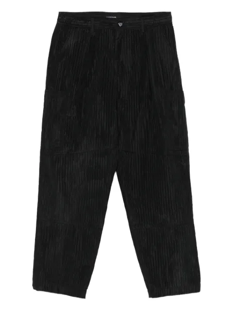 Labrum London pleat-texture cargo pants
