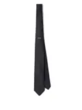 Prada 7cm silk tie - Grey