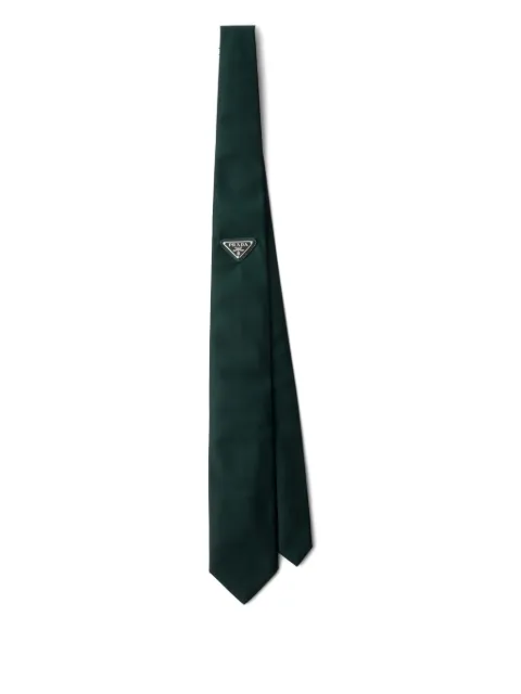 Prada Krawatte mit Triangel-Logo