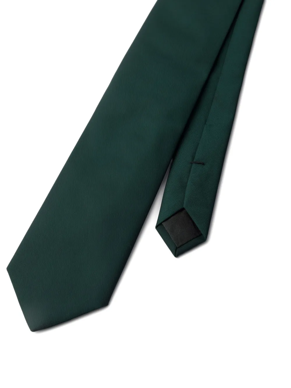 Prada Stropdas met driehoekig logo Groen