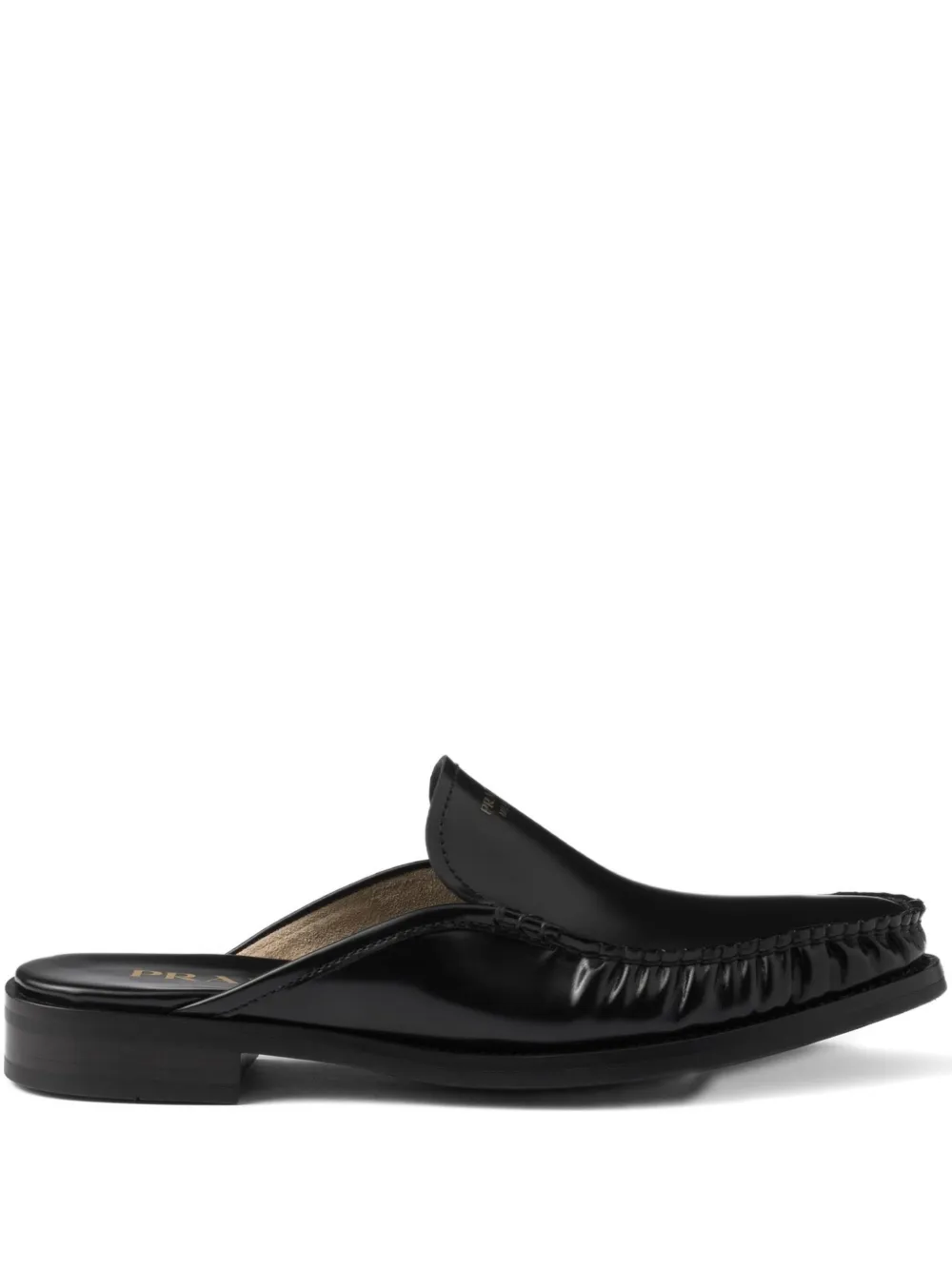 Prada Leren muiltjes Zwart