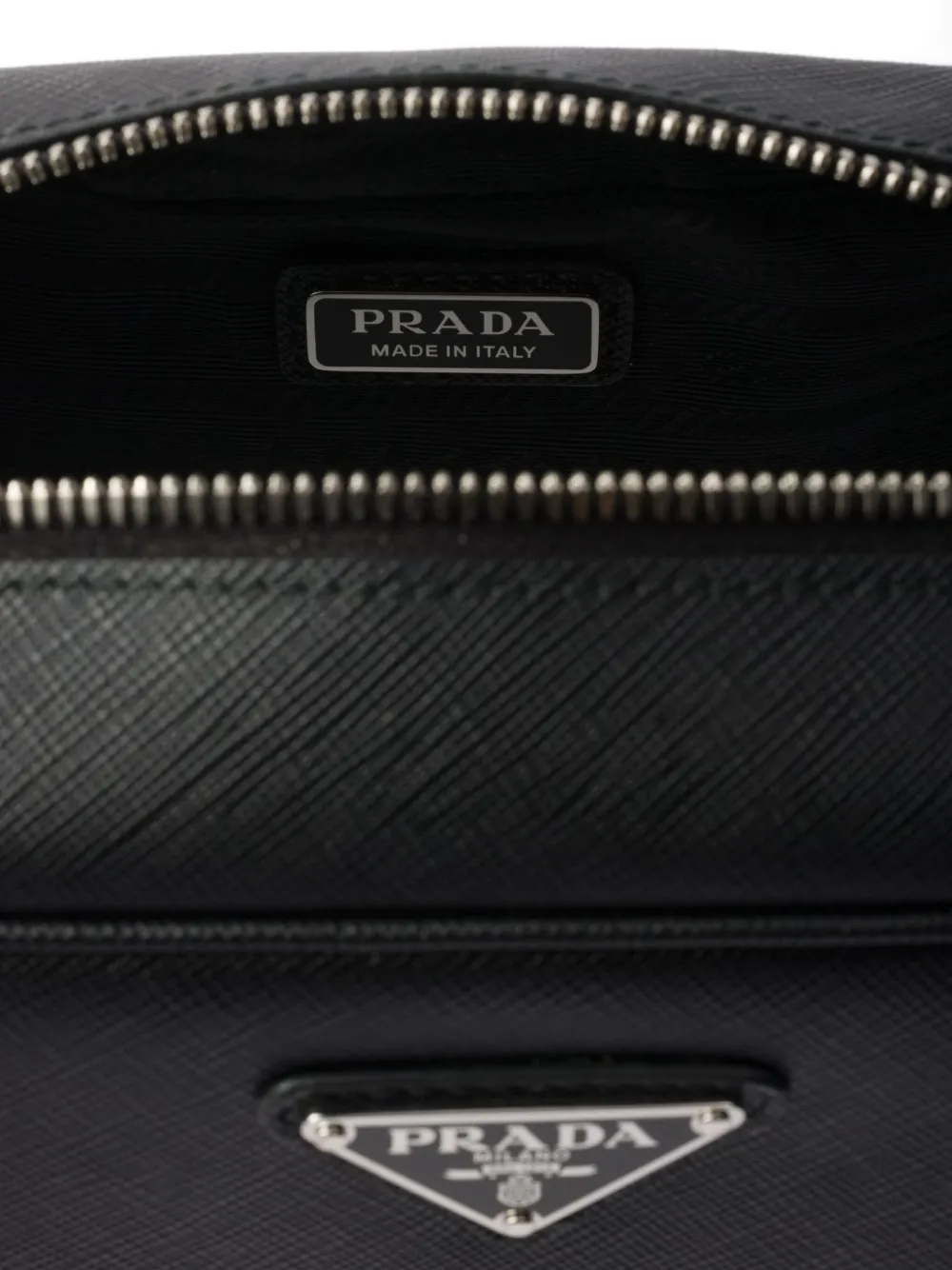 Prada Saffiano buidel Zwart