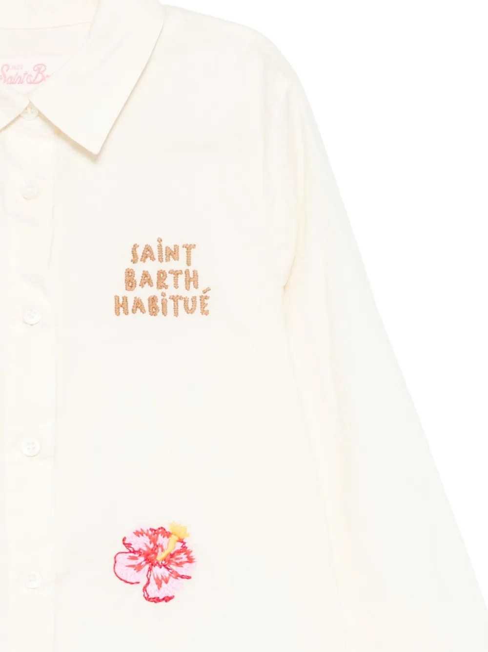MC2 Saint Barth Kids Brig shirt Beige