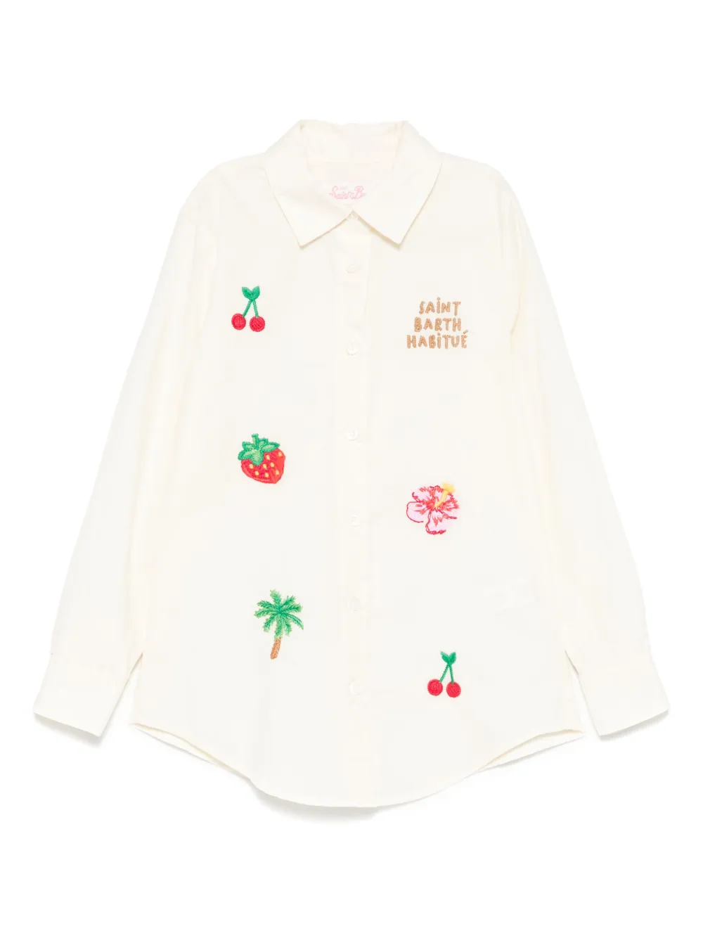 MC2 Saint Barth Kids Brig shirt Beige