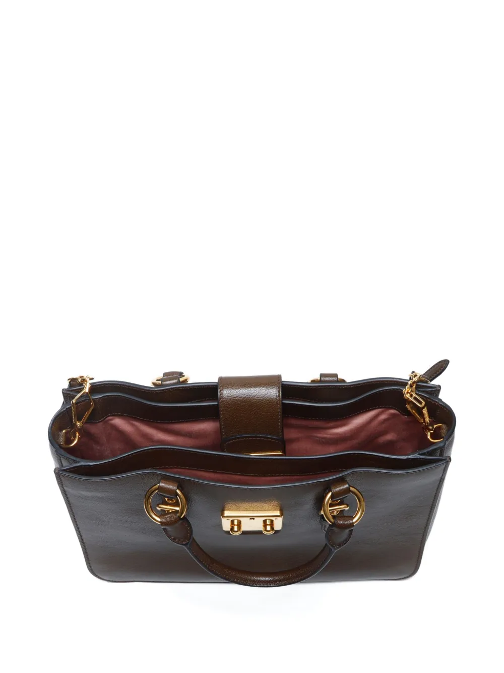Pre-owned Miu Miu 2020s Madras Two-way Handbag