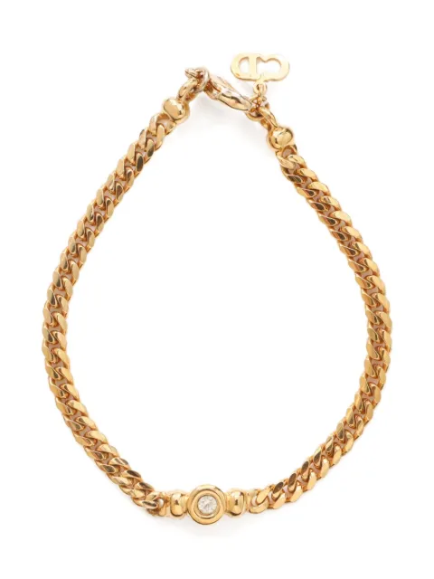 Christian Dior Pre-Owned 1990s crystal-embellished bracelet