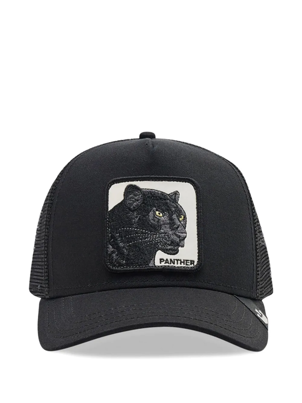 GOORIN BROS Panther pet met borduurwerk Zwart