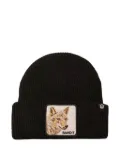 GOORIN BROS Wolf embroidered beanie - Black