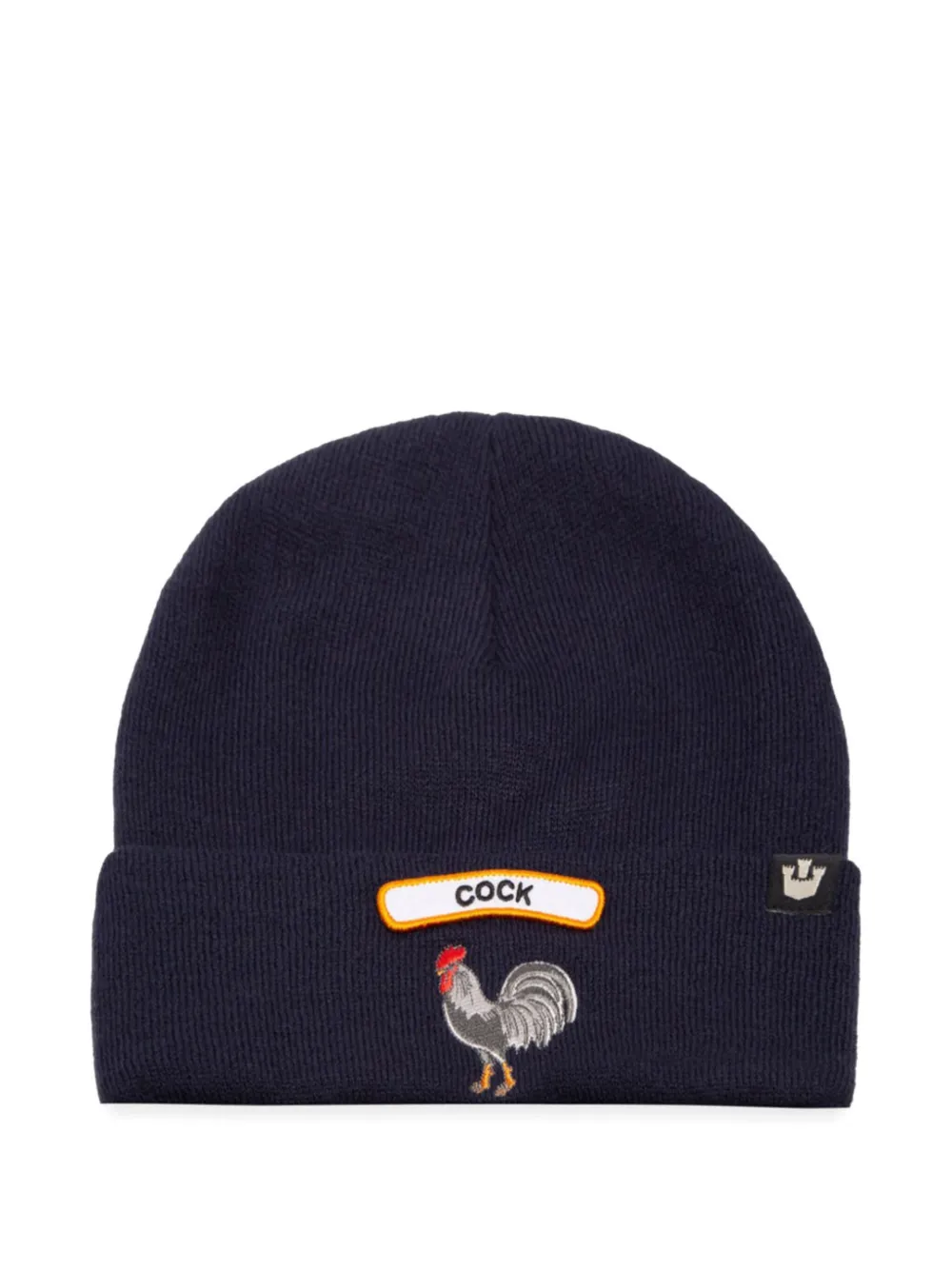 GOORIN BROS embroidered-rooster beanie | Blue | Image 1