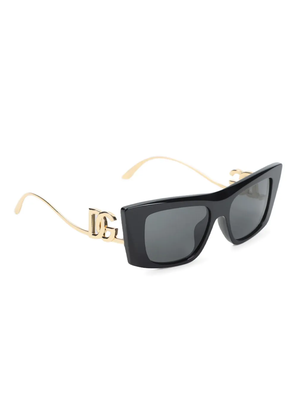 Dolce & Gabbana Eyewear logo-plaque square sunglasses Grijs
