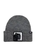 GOORIN BROS panther-patch beanie - Grey