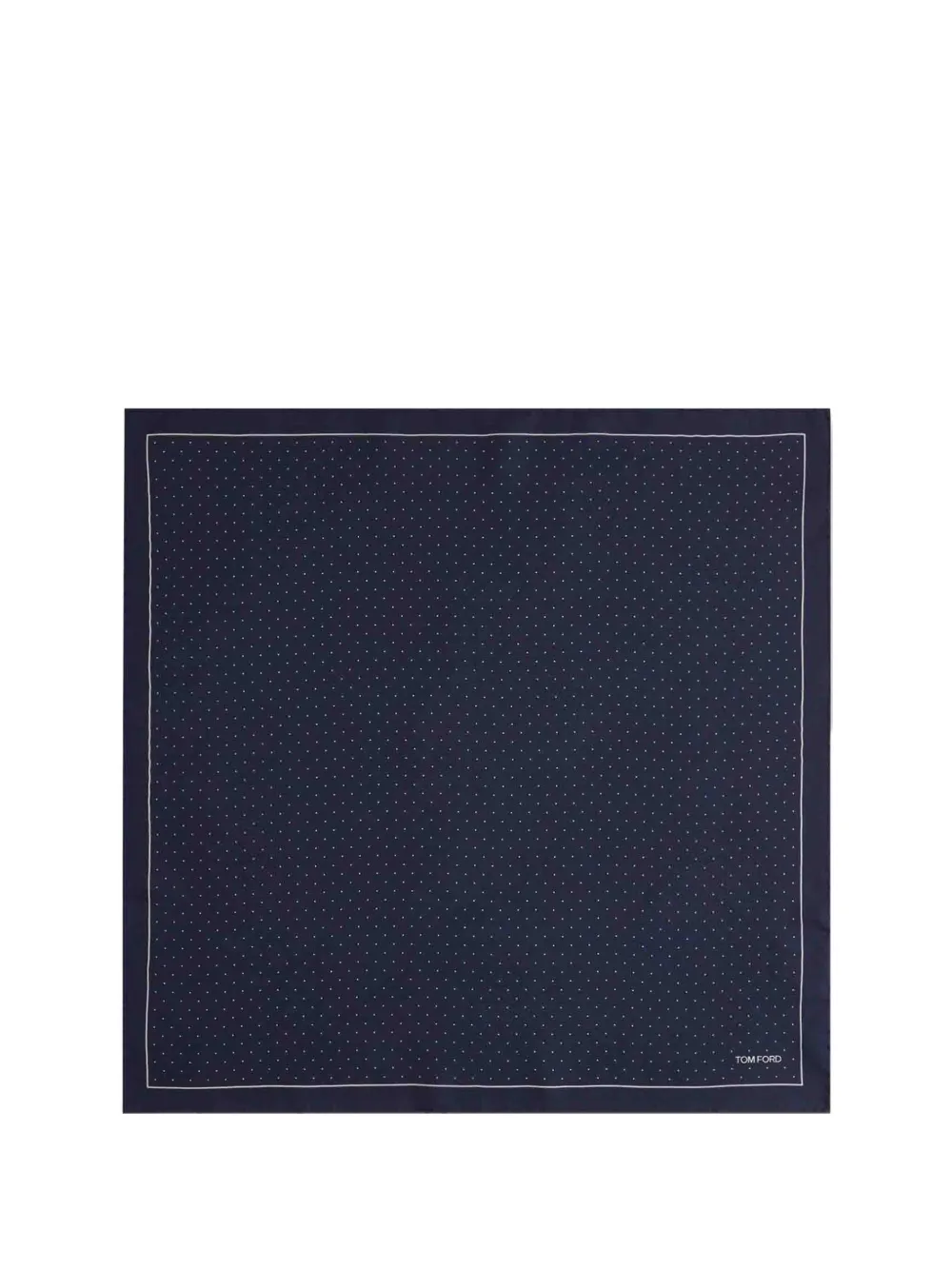 TOM FORD polka-dot scarf - ブルー TOM FORD polka-dot scarf - ブルー