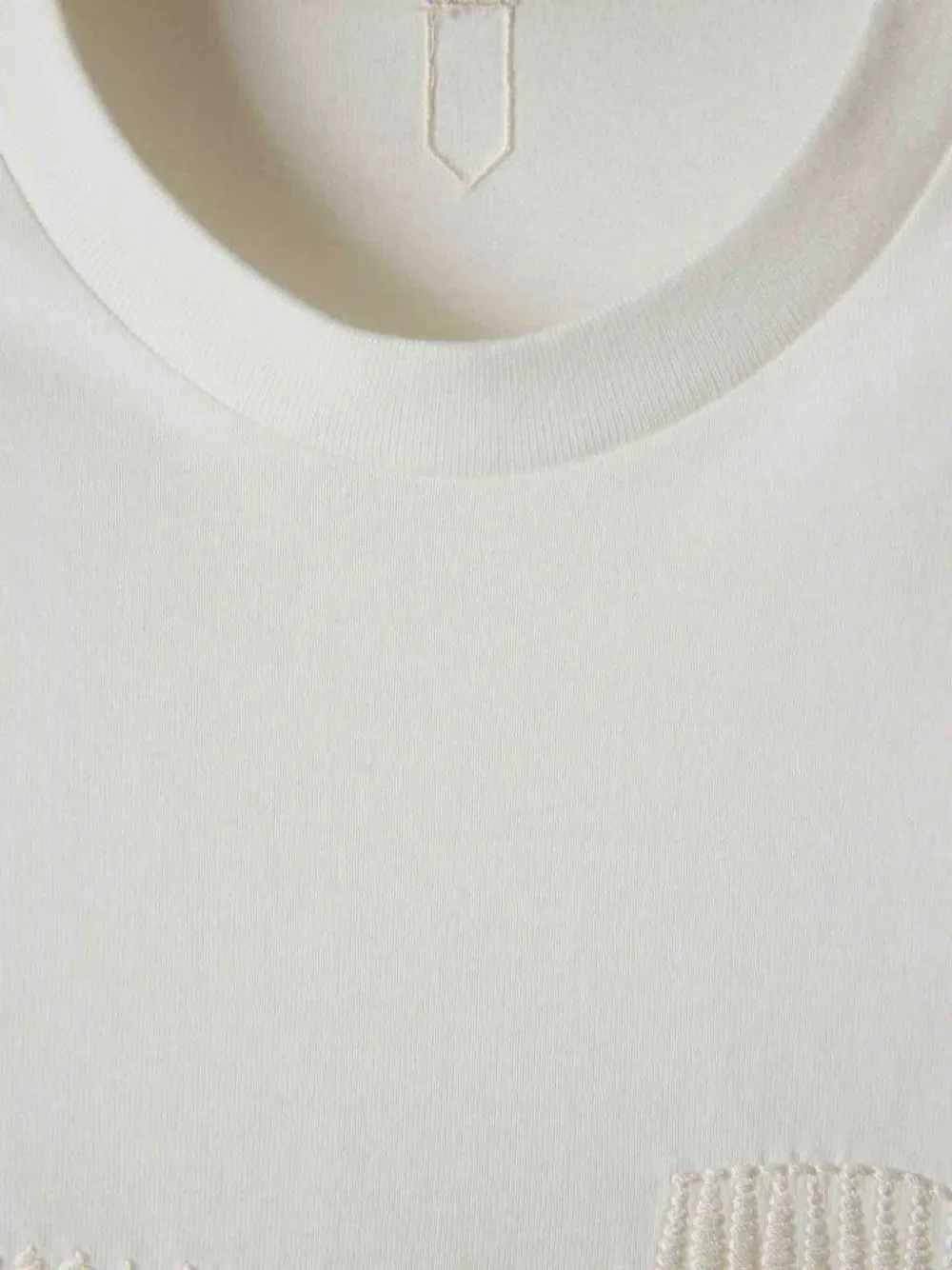 Canali Katoenen T-shirt met borduurwerk Wit
