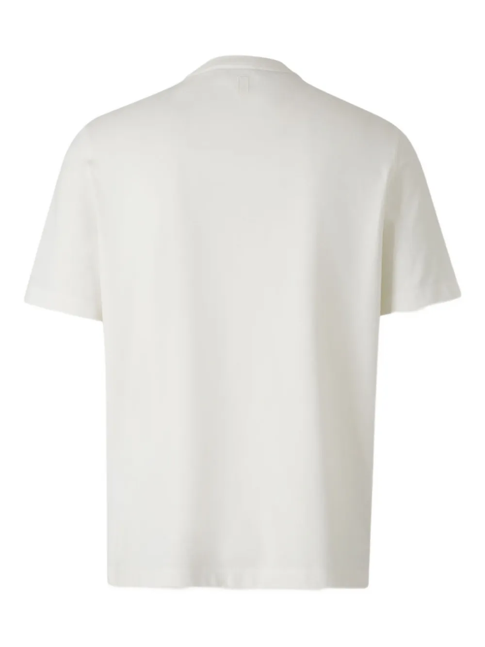 Canali Katoenen T-shirt met borduurwerk Wit