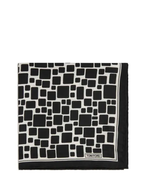 TOM FORD geometric-print scarf