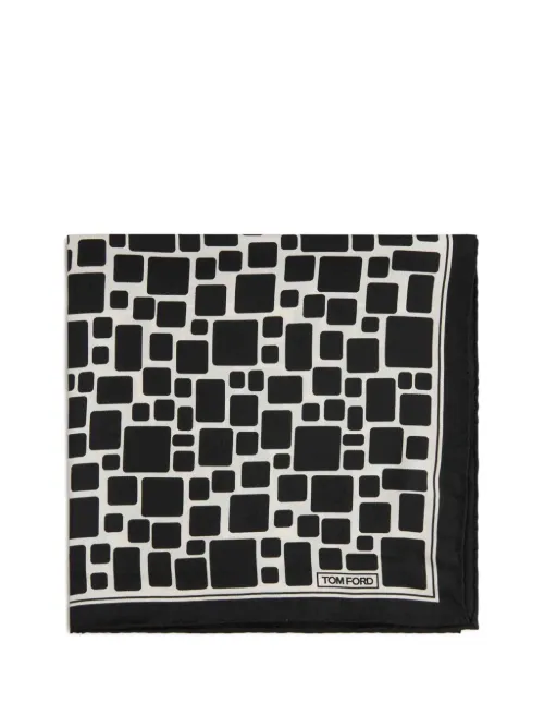 Foulard à motif géométrique - TOM FORD - Modalova