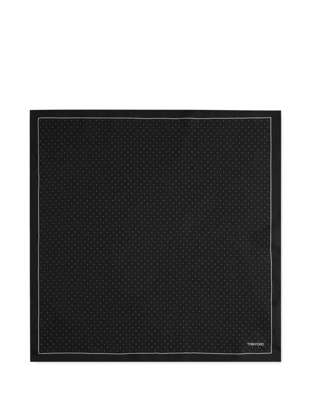 TOM FORD polka-dot scarf - Zwart