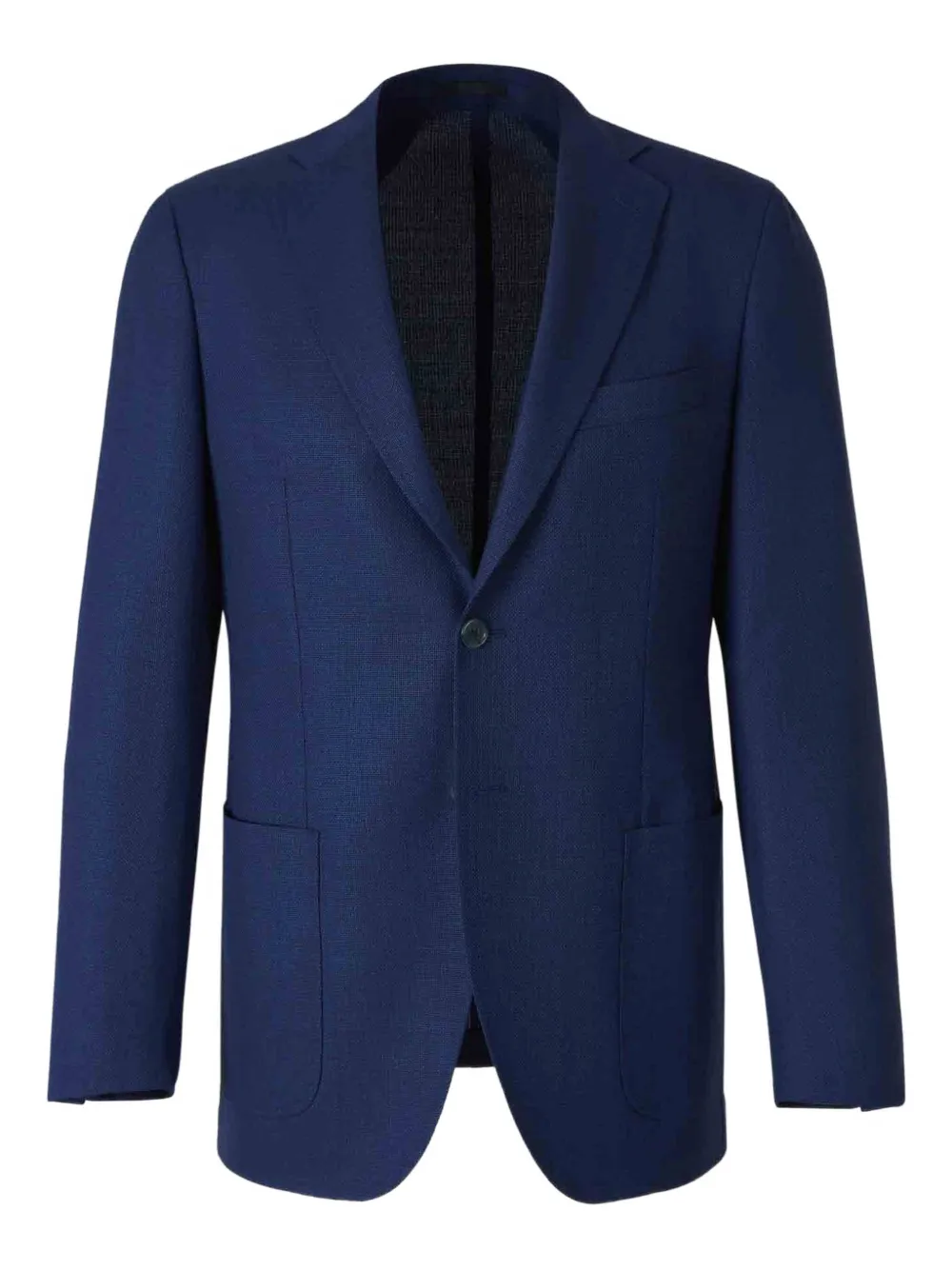 Scabal wool single-breasted blazer | Blue | Image 1