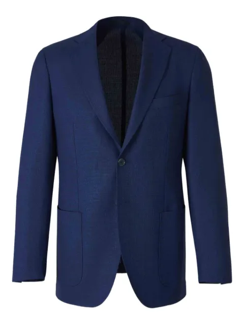 Scabal blazer en laine à simple boutonnage
