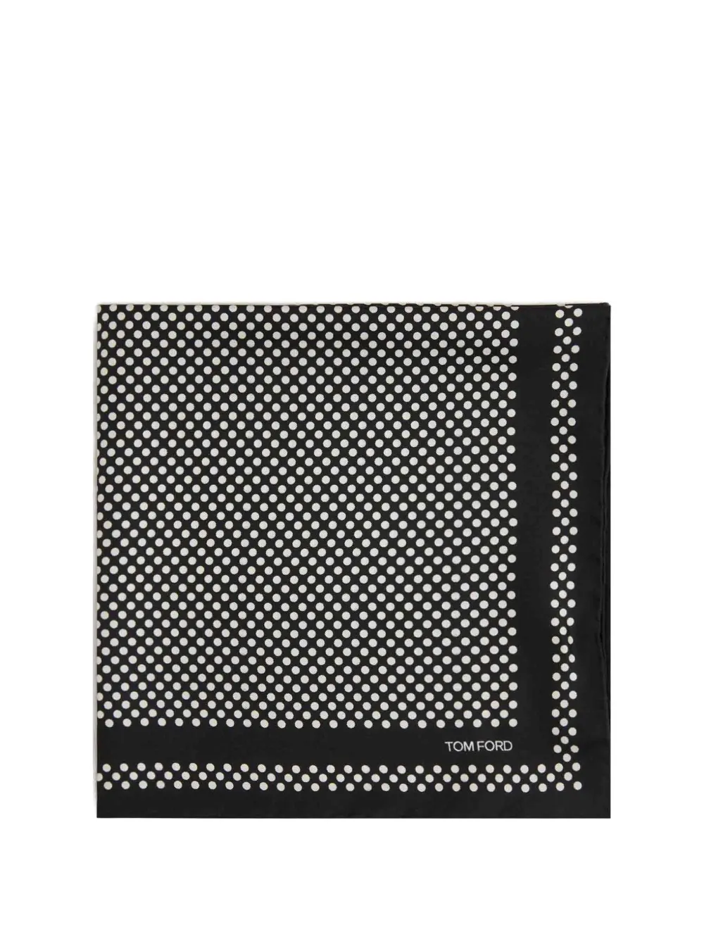 TOM FORD silk scarf - ブラック TOM FORD silk scarf - ブラック