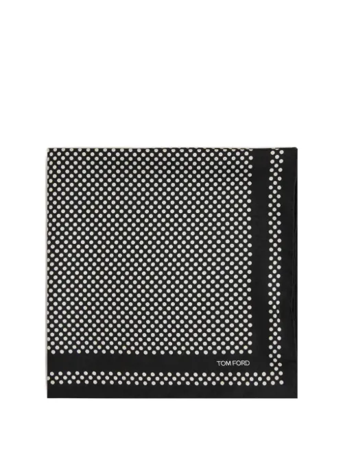 TOM FORD foulard en soie - Noir - TOM FORD - Modalova