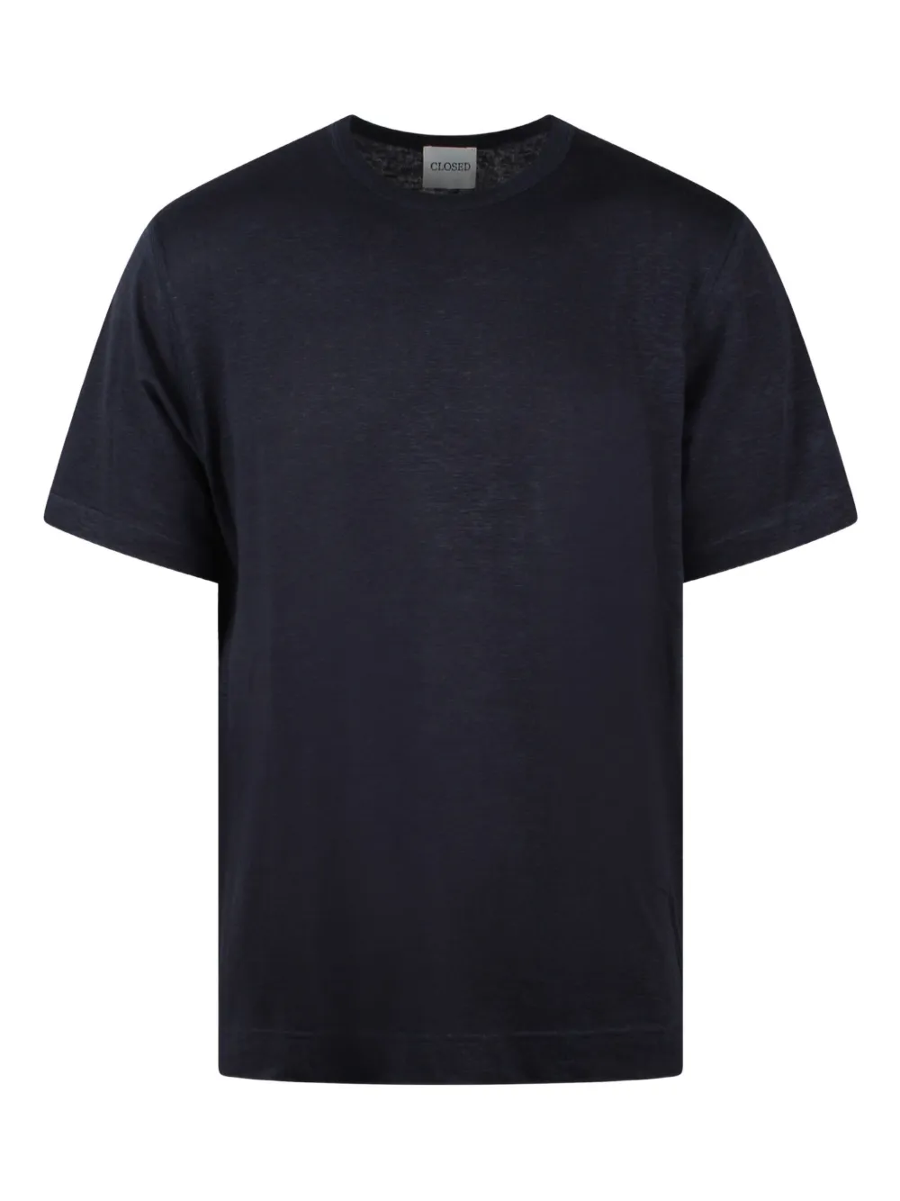 linen-blend T-shirt