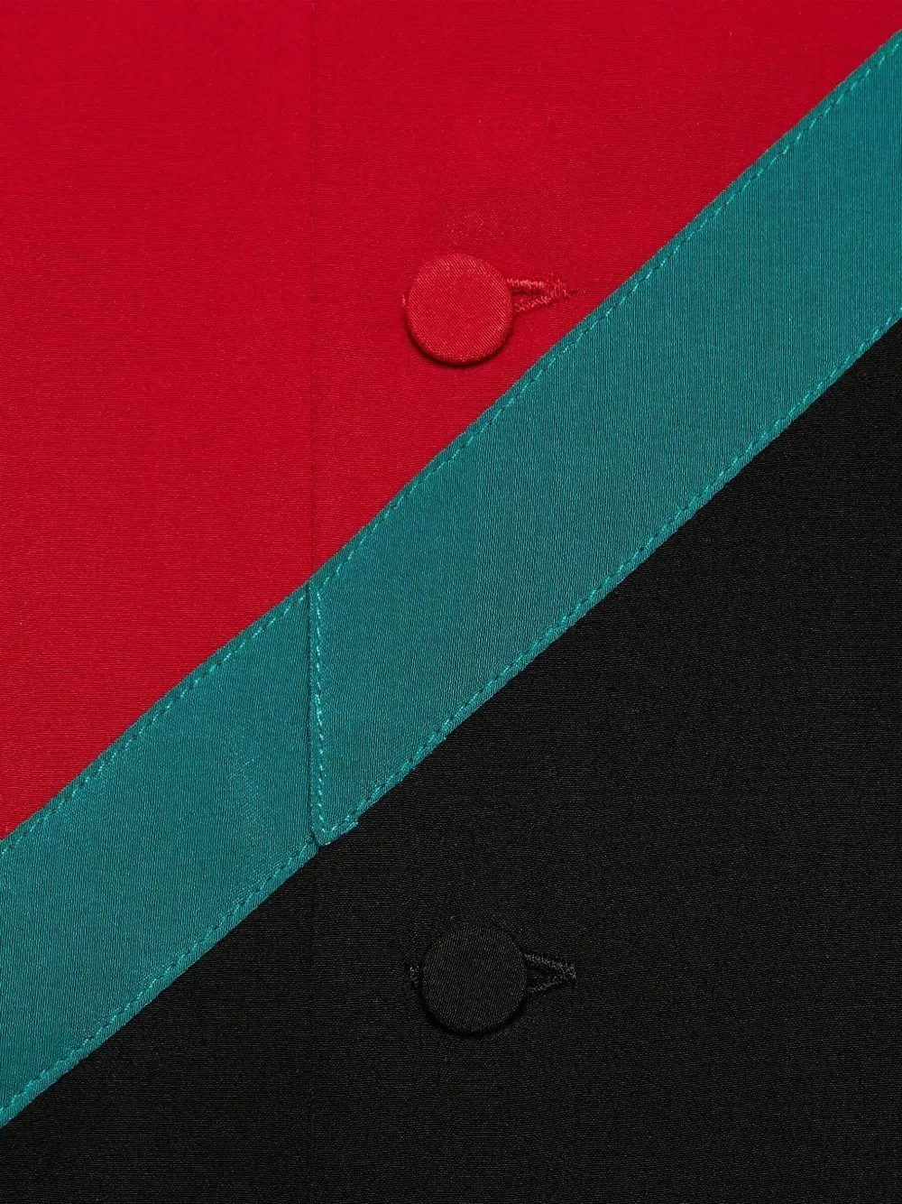 Gucci high-neck panelled blouse Zwart