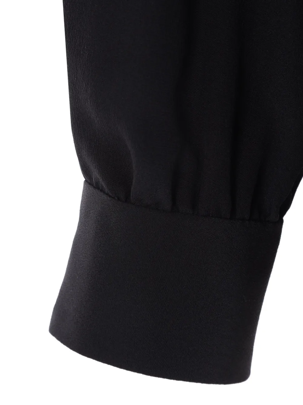 Gucci high-neck panelled blouse Zwart